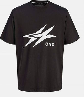 Jack & Jones Jack & Jones Mens Text Graphic Crew Neck Boyfriend T-Shirt - Black - Size: 38