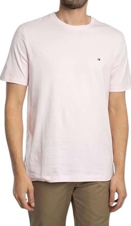 Tommy Hilfiger Camiseta con bordado de bandera - Tops - Hombre - Rosa - XL