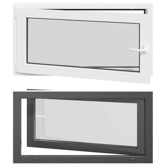 vidaXL Color Interno De Ventana De S&oacute;tano Blanco Risor 110 X 60 Cm Vidaxl