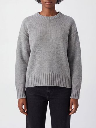 Guest In Residence Maglia girocollo in 100% cashmere con spalle scese