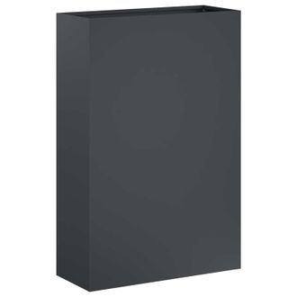 vidaXL Macetero De Jard&iacute;n Gris Antracita 40 X 20 X 75 Cm Vidaxl
