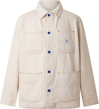 HUGO BOSS Hugo Heren Kuden effen spijkerjas (Licht Beige)