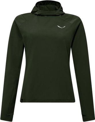 Salewa Puez Sun Hoodie Fleecepullover f&uuml;r Damen | oliv