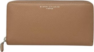 Gianni Chiarini Grain Wallet - Dames - Portefeuilles - Bruin - ONE Size - Leer - Accessoires