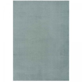 Un amour de tapis Alfombra de pelo largo y peludo para comedor 240x340 azul