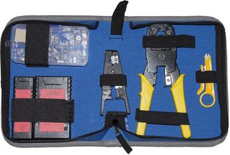 Link Link Accessori Lkms09 Comprobador De Cables De Red Comprobador De Cables De Par Trenzado Negro, Azul, Rojo, Amarillo