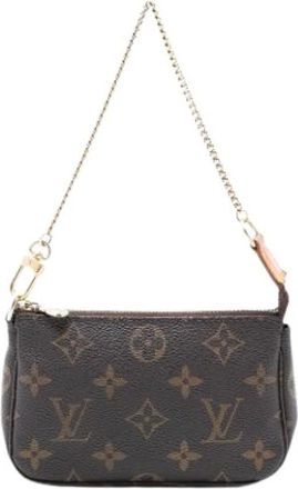 Louis Vuitton Pre-owned Mini Bags, female, Brown, Size: ONE SIZE Pre-owned Mini Pochette Accessoires