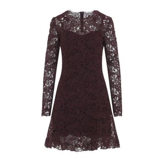 Ermanno Scervino Dames, Jurken, Paars, Maat: S