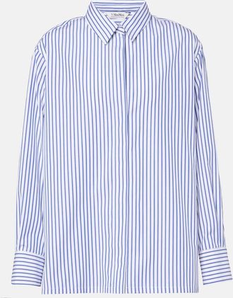 Max Mara Times Reversible Printed Silk Shirt from $579.00