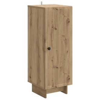 vidaXL Aparador Roble Artisan 33 X 34,5 X 90 Cm Madera De Ingenier&iacute;a Vidaxl