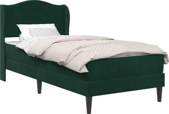 vidaXL Estructura De Cama Verde Oscuro 100 X 200 Cm Terciopelo Vidaxl