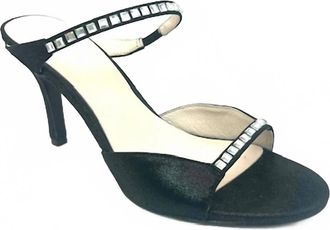 Koko + Palenki Womens Cleo Metallic Sandals In Black