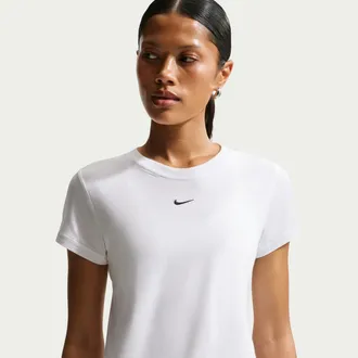 Nike Womens Nike Sportswear Chill Knit T-Shirt in White | FV5508-100