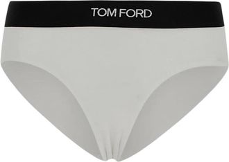 Tom Ford Bottoms, female, White, Size: XS Jersey Slip Dress