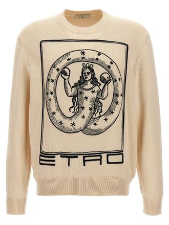 Etro Etro -Logo Stickpullover