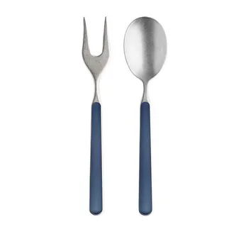 Mepra Fantasia Pewter Serving Set - 2 Pieces in Cobalt at Nordstrom