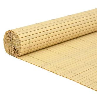 vidaXL Valla De Jard&iacute;n De Doble Cara, Amarilla, De Pvc, 1,8 X 3 M Vidaxl