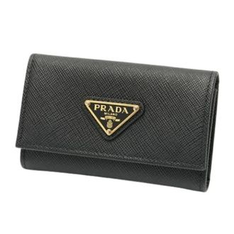 Prada Pre-owned Portachiavi Saffiano - - Pre-owned - Donna - Nero - ONE SIZE
