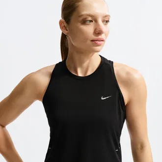 Nike Womens Swift Breathe Dri-FIT Running Tank Top in Black | IF1486-010