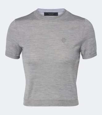Gucci Pullover in lana e seta
