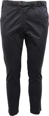 White Sand Blauwe Angelina Broek van Katoenmix - Dames - Slim Fit Broeken - Blauw - S - Katoen - Broeken