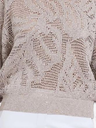 Brunello Cucinelli Womens Open-Knit Sweater Ss26 W