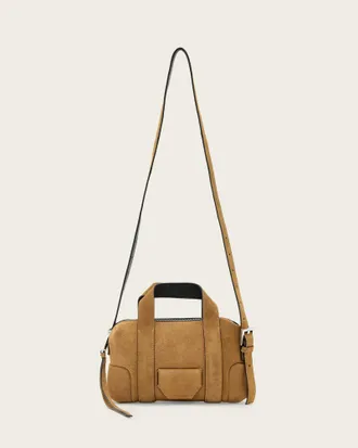 AllSaints Ares Compact Suede Crossbody