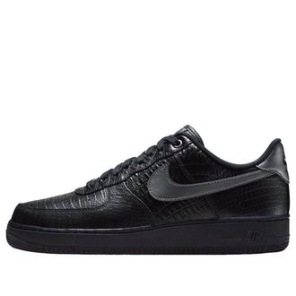 Nike Air Force 1 Low Triple Black Croc IV6306-010