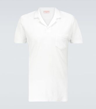 Orlebar Brown Terry toweling cotton polo shirt