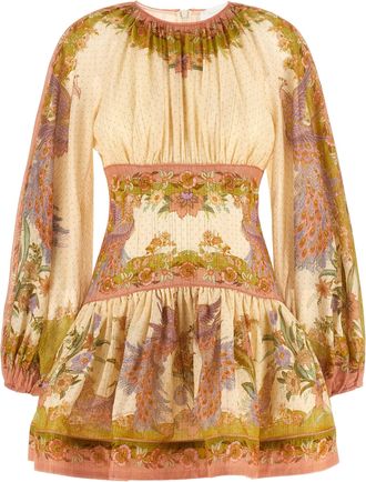 Zimmermann Multicolor Cotton Short Womens Dress