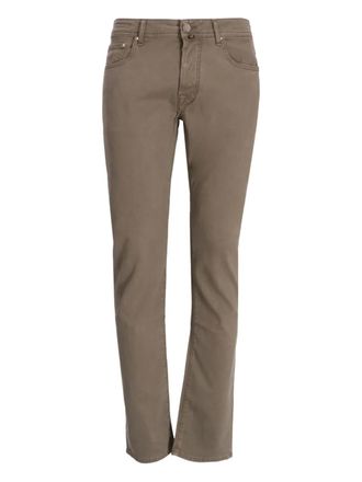 Jacob Cohen Pantaloni Bard in cotone - Marrone