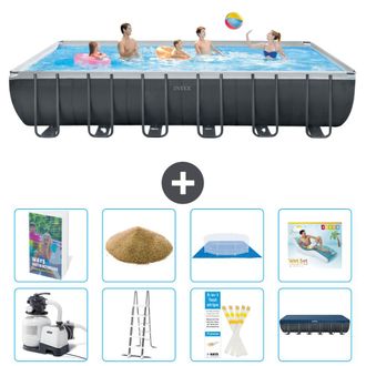 Intex Piscina Ultra Xtr Rectangular - 732x366x132 Cm - 9-piezas S545