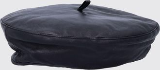 The Garment Classic Leather Beret with a Straight Hem