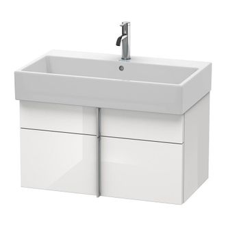 Duravit Duravit Vero Air Mueble De Pared 78,4 X 43,1 Cm, 1 Caj&oacute;n, 1 Extra&iacute;ble, Para Vero Air 235080, Color (frente/cuerpo): Decoraci&oacute;n Blanca De Alto Brillo -