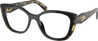 Prada Stijlvolle Bril in Blauwe Tint - Dames - Brillen - Zwart - 53 MM - Accessoires