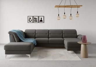 Sit&more Wohnlandschaft &raquo;Sinatra U-Form&laquo; optional mit Kopfteilverstellung und Armteilfunktion etc