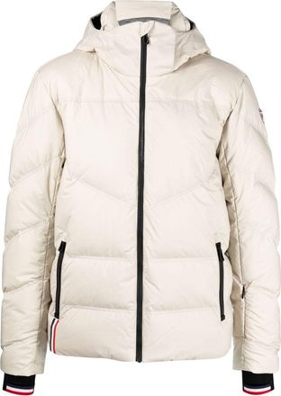 Rossignol Signature Merino Down Ski Jacket - men - Nylon/Viscose/Wool/Feather Down - L - Neutrals