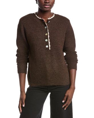 Anna Kay & Co. Anna Kay Albertena Knit Cashmere-Blend Cardigan