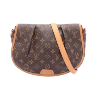 Louis Vuitton Pre-owned Cross Body Bags, female, Brown, Size: ONE SIZE Pre-owned Menilmontant PM Shoulder Bag