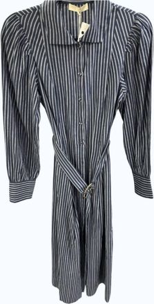 Ulla Johnson Womens Athena Dress In Azul Stripe