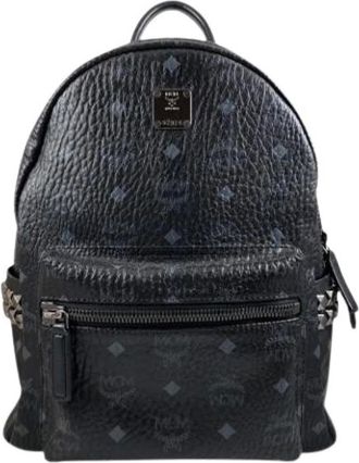 MCM unisex, Pre-owned, Zwart, Maat: ONE Size Leer