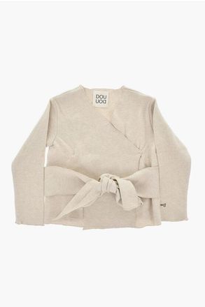 Douuod V-Neck Cardigan with Belt size 6 Y