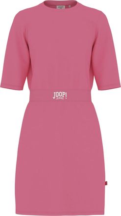 Joop Sweatkleid JOOP JEANS Tri, Damen, Gr. XL, N-Gr, medium pink, Sweatware, Obermaterial: 71% Baumwolle, 21% Polyester, 8% Elasthan, regular fit kniefrei,