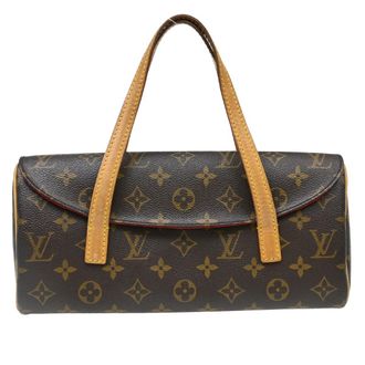 Louis Vuitton Sonatine Monogram Canvas Brown Canvas Handbag (Pre-Owned)