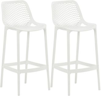 Clp Clp - Set De 2 Taburetes Outdoor Air Blanco