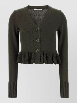 Cecilie Bahnsen prisca cardigan cotton blend v neck