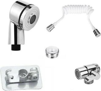 Trade Shop Trade Shop - Doccia Rubinetto Tubo Flessibile Deviatore 2 Vie Doccetta 2 Modalit&agrave; Getto 59417