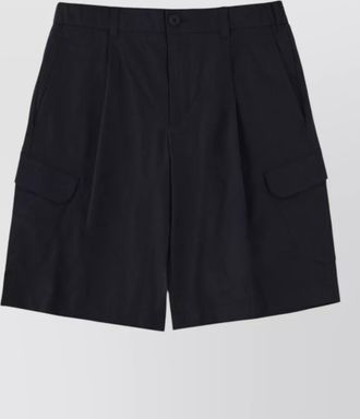 Herno tailored shorts featuring multiple practical pockets