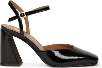Bobbies Marfa Pumps & Mary Janes in Vinyl Black at Nordstrom, Size 7.5