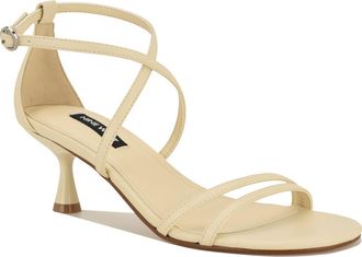 Nine West Jettie Ankle Strap Sandal in Cream at Nordstrom Rack, Size 10.5